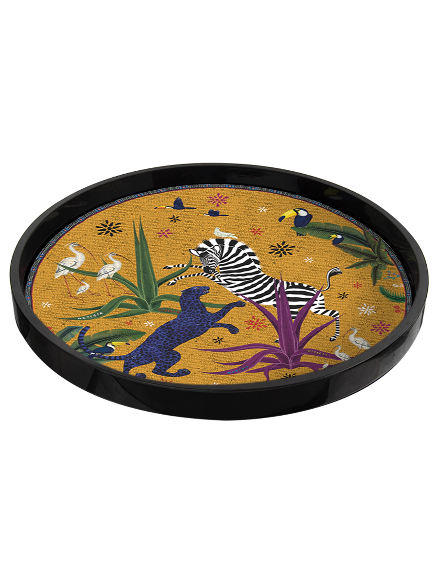 Sahara Jungle Round Tray