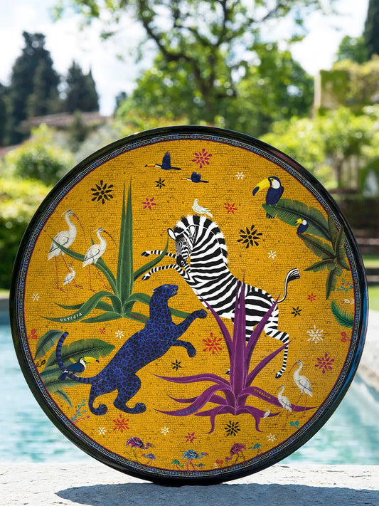 Sahara Jungle Round Tray