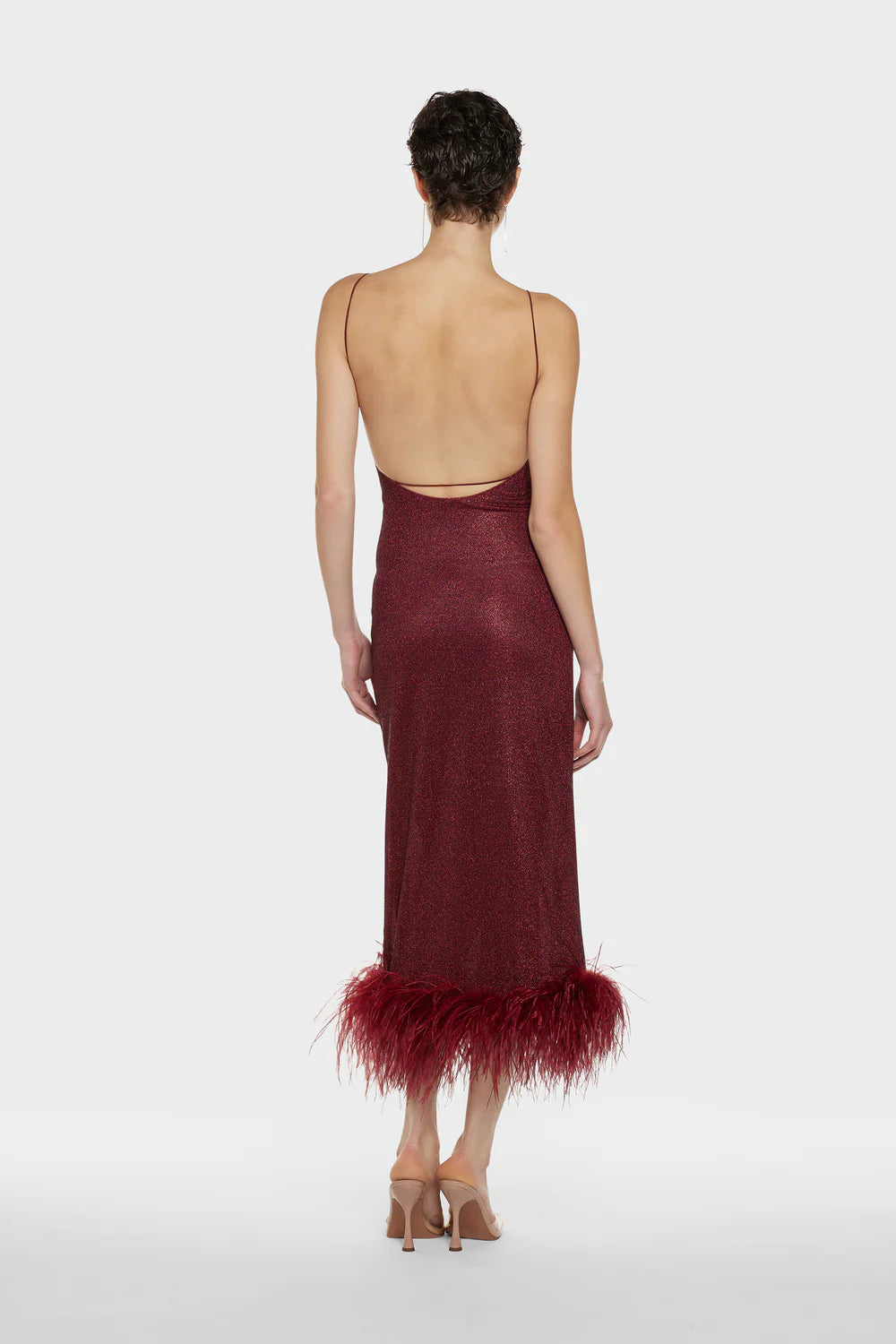Lumière Plumage Long Dress