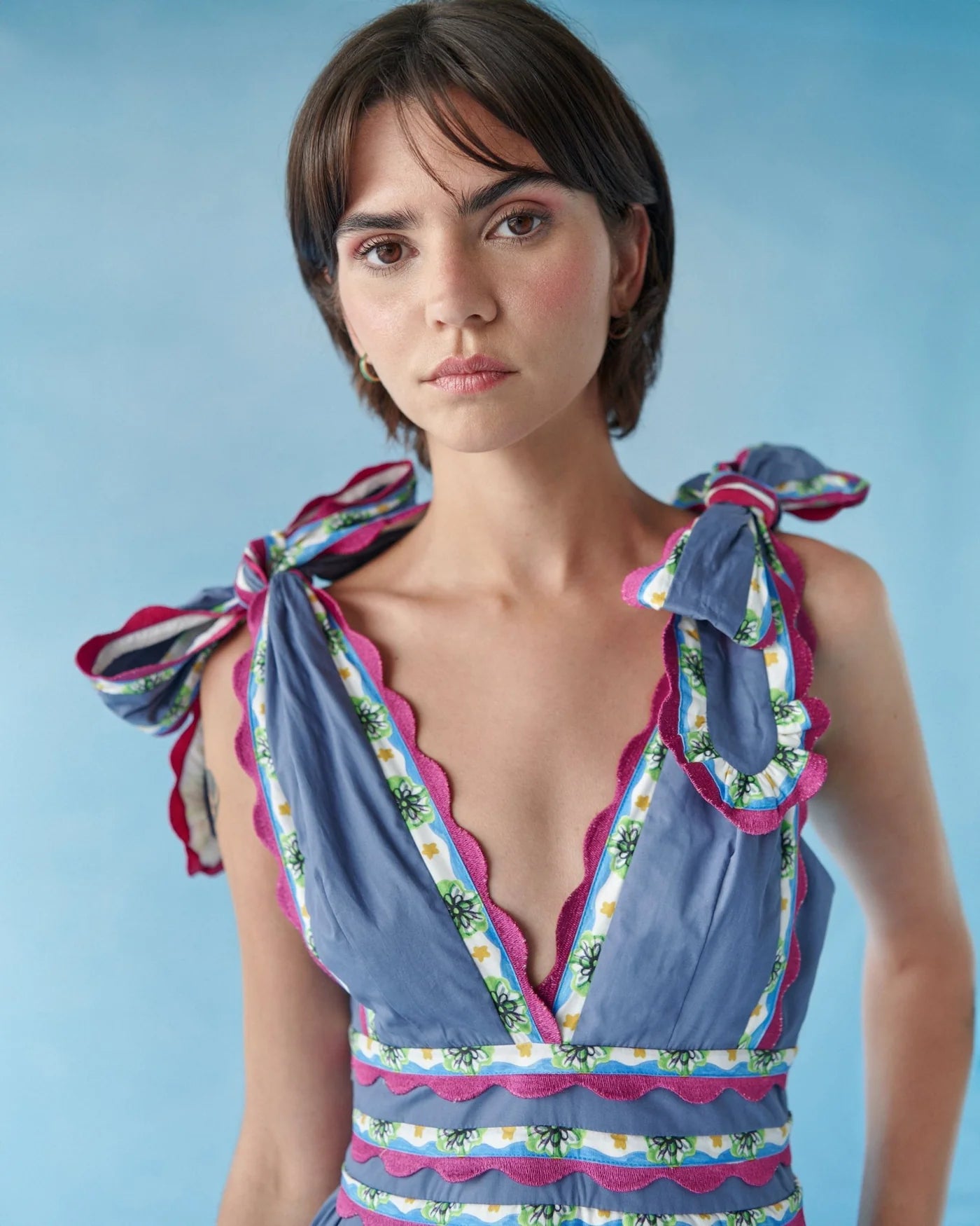 Chelili Dress Blue