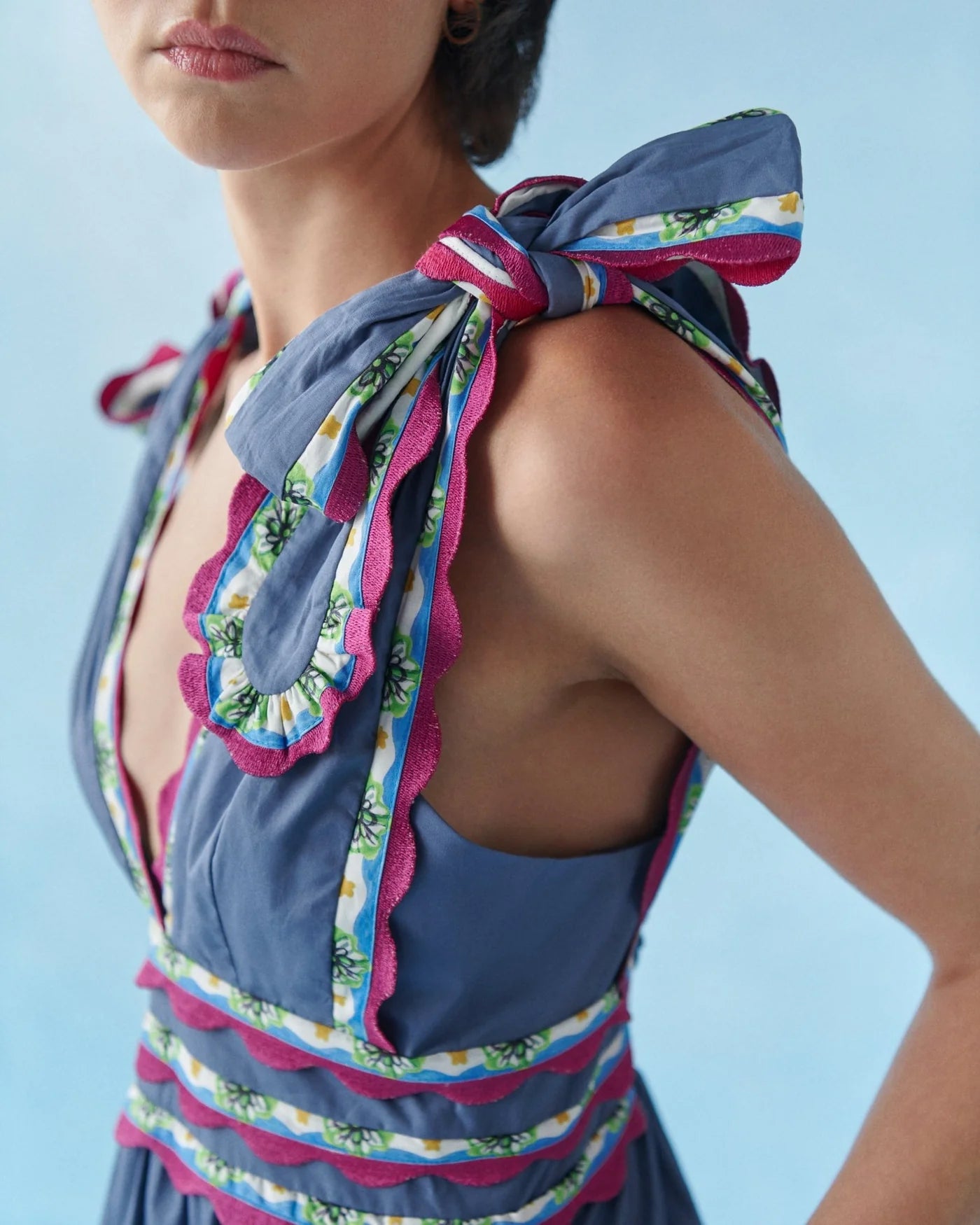 Chelili Dress Blue