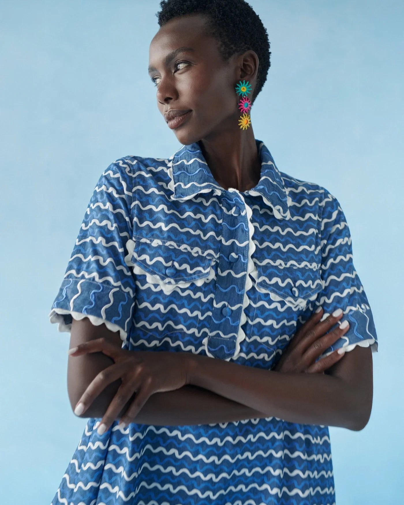 Blueberry Wave Dress