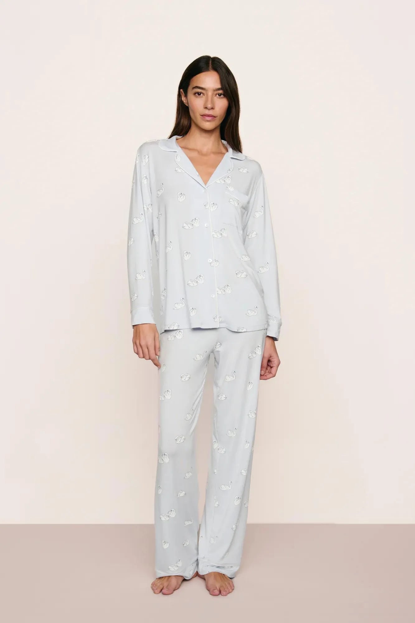 Gisele Printed TENCEL™ Modal Long PJ Set