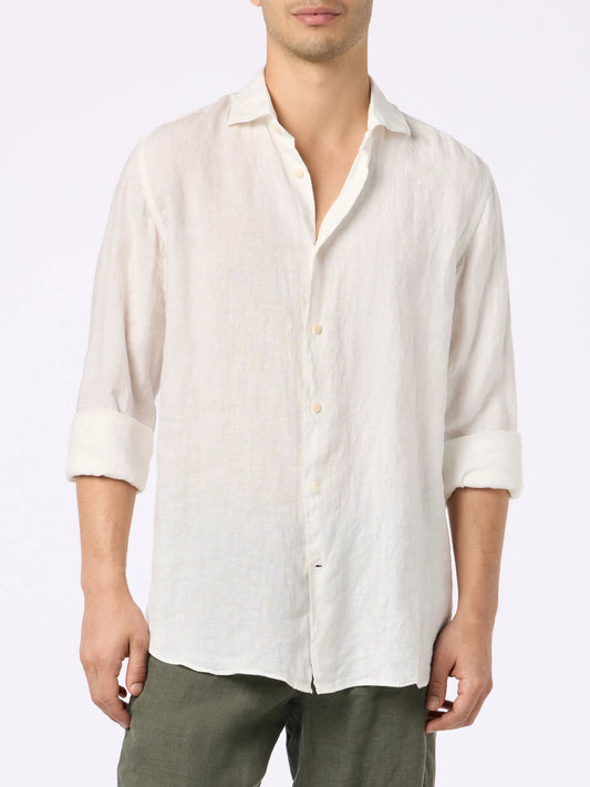 Classic Linen Shirt- White
