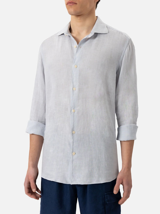 Classic Linen Shirt- Stone