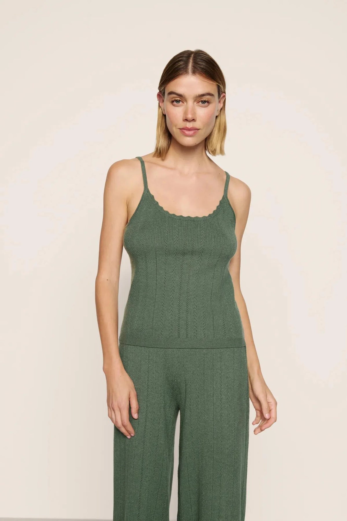 Pointelle Sweater Cami