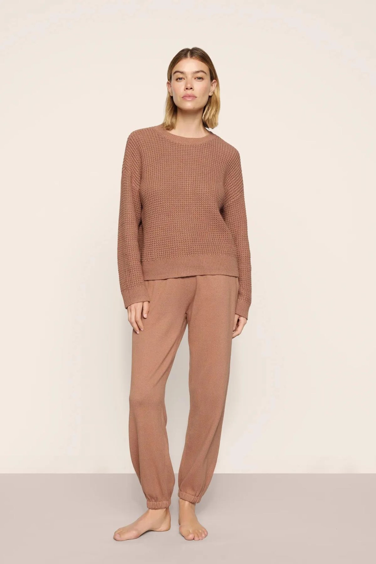 Recycled Sweater Cropped Crew