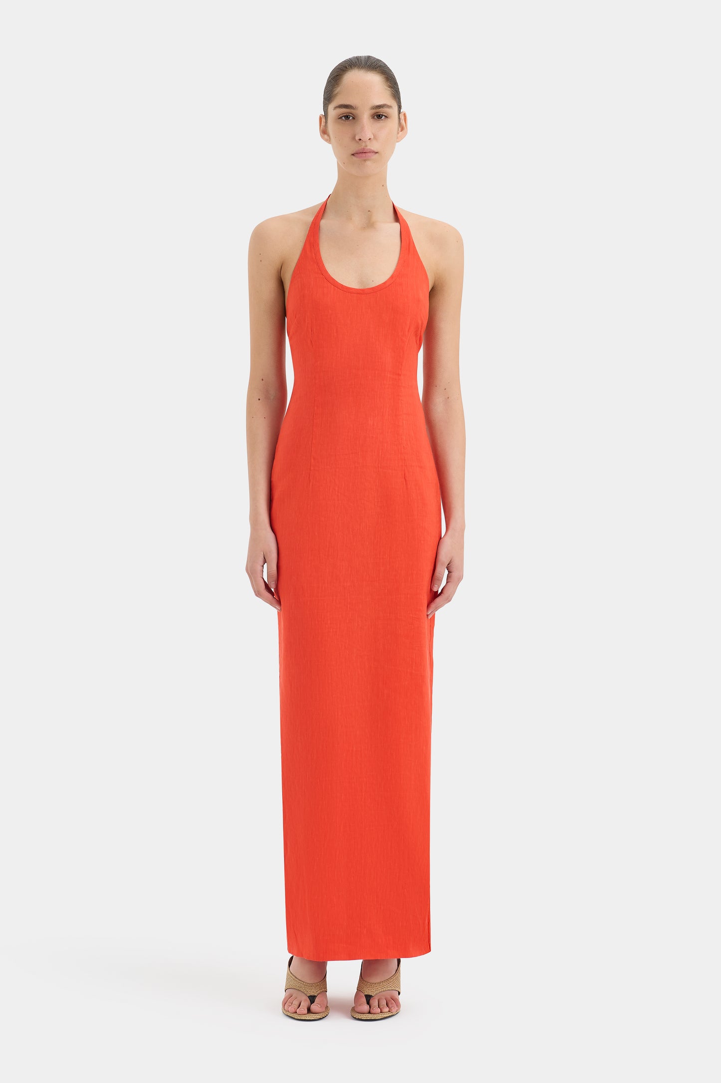 Elodie Halter Midi Dress