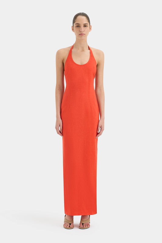 Elodie Halter Midi Dress