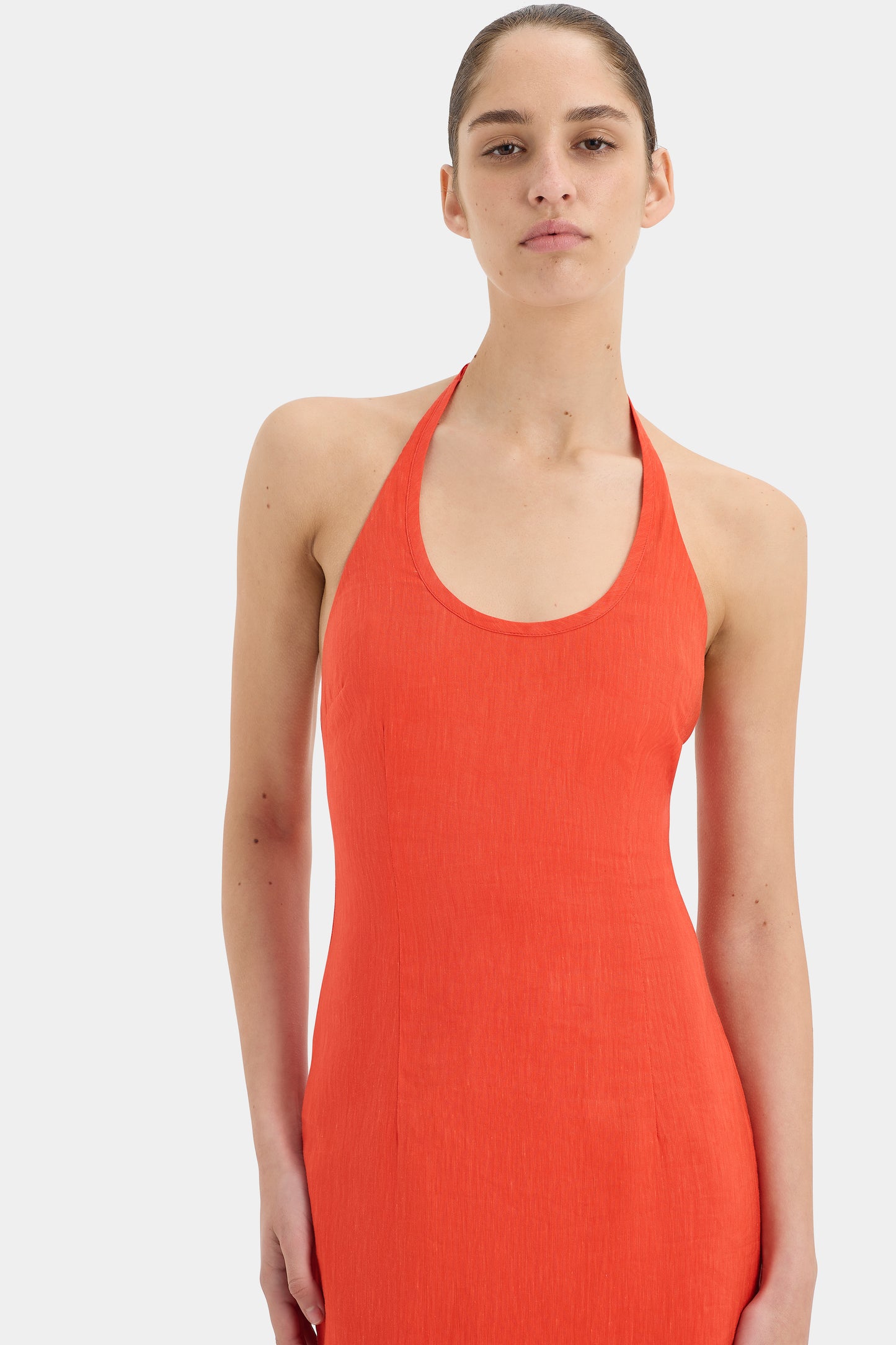 Elodie Halter Midi Dress