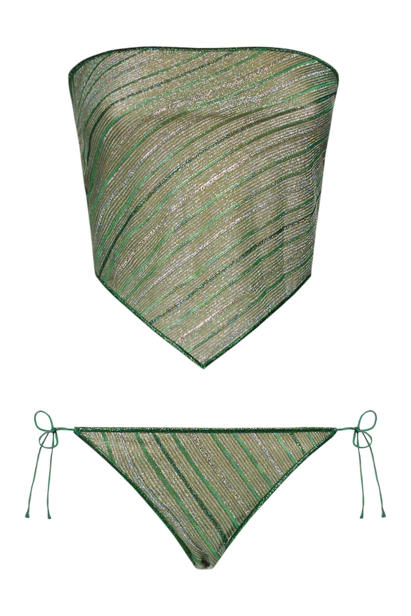 Shiny Stripes Bandana Set